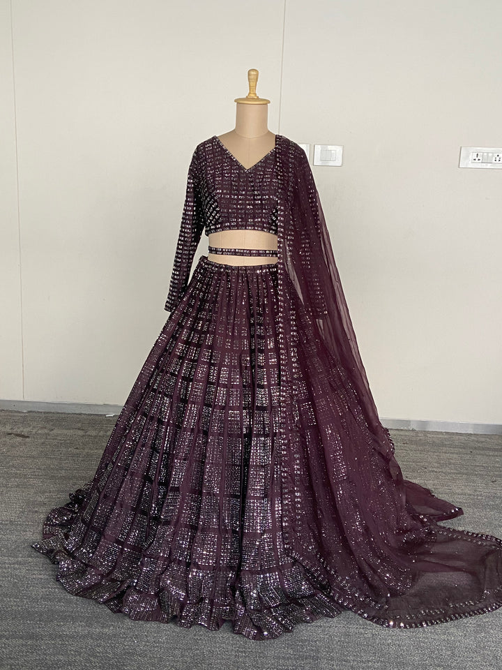 Seema Gujral Embellished Lehenga Set