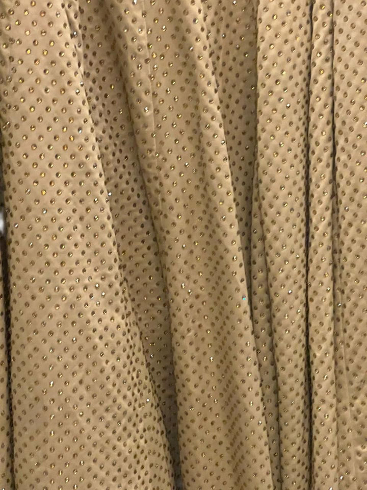Itrh Champagne Gold Embellished Lehenga Set