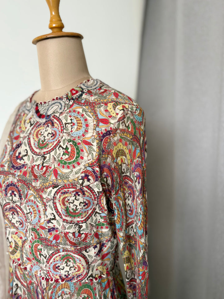 Anamika Khanna Printed Anarkali Set