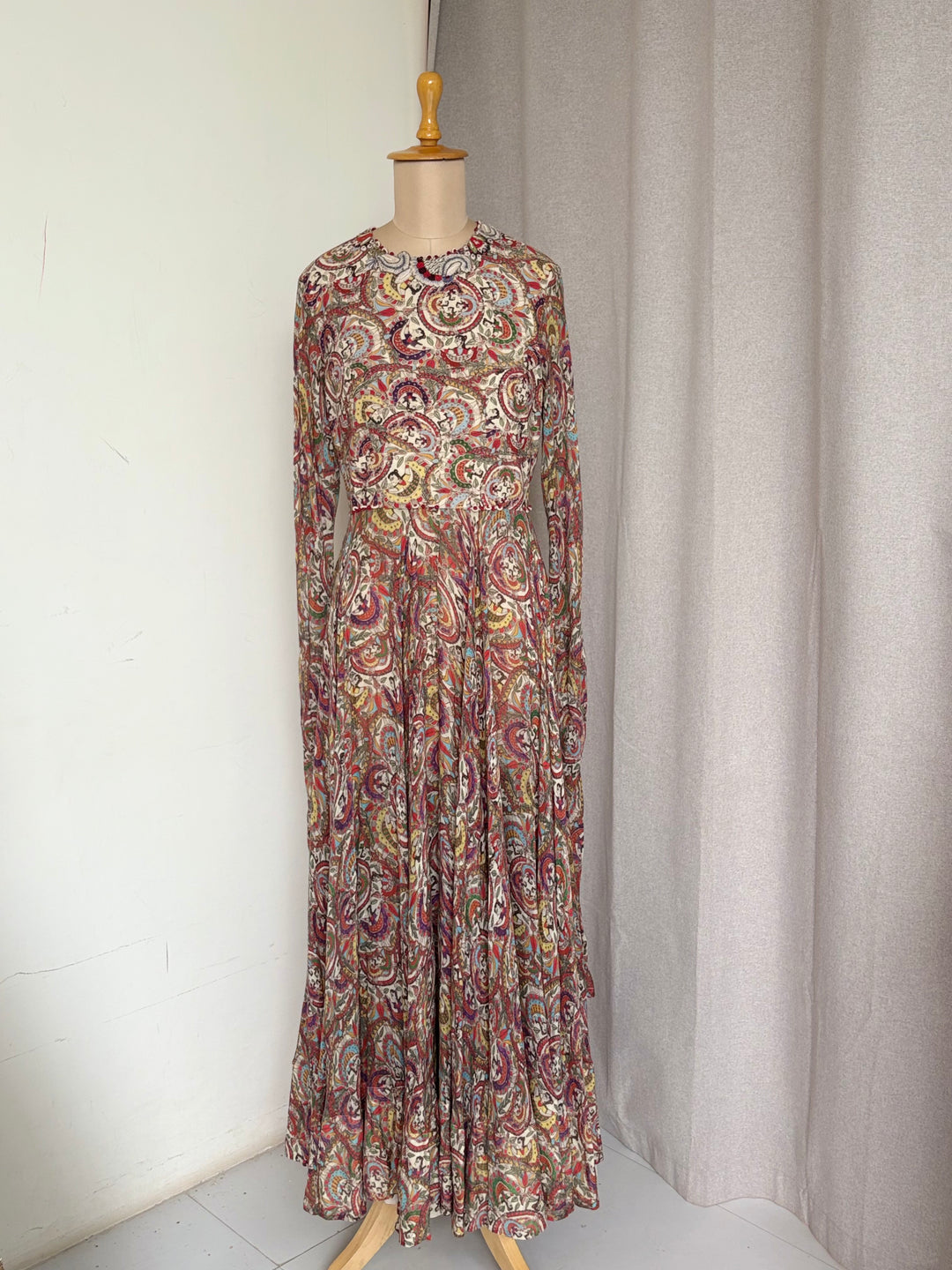 Anamika Khanna Printed Anarkali Set