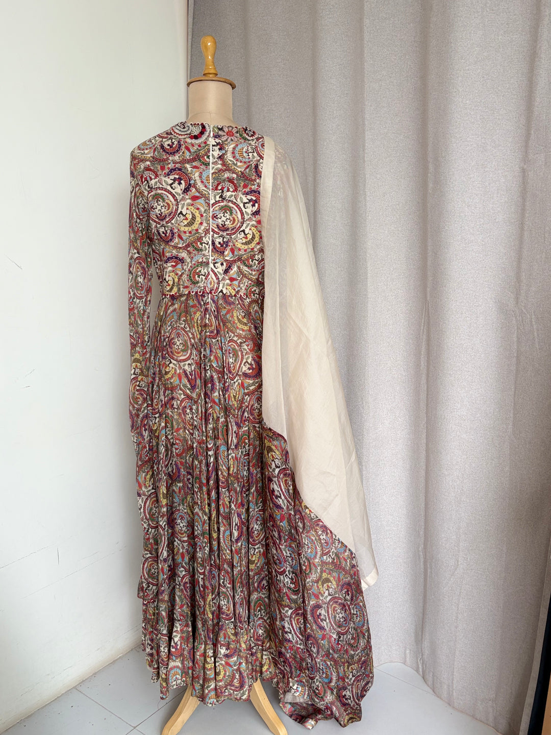 Anamika Khanna Printed Anarkali Set