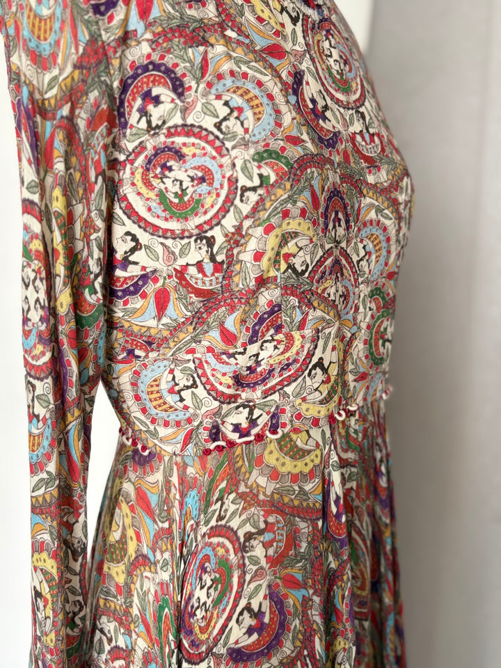 Anamika Khanna Printed Anarkali Set