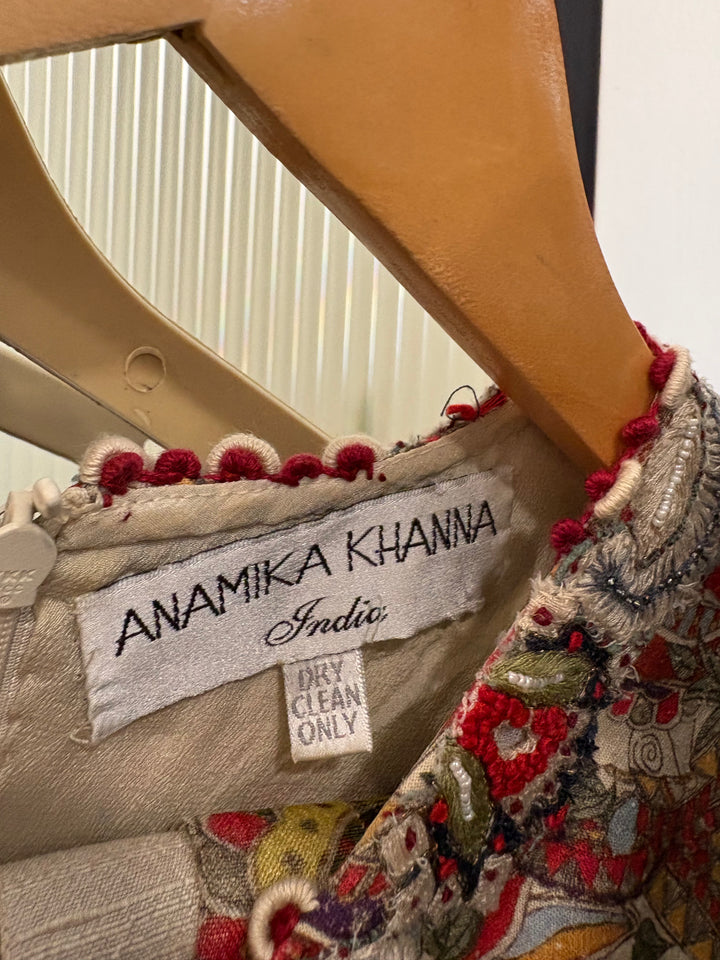 Anamika Khanna Printed Anarkali Set