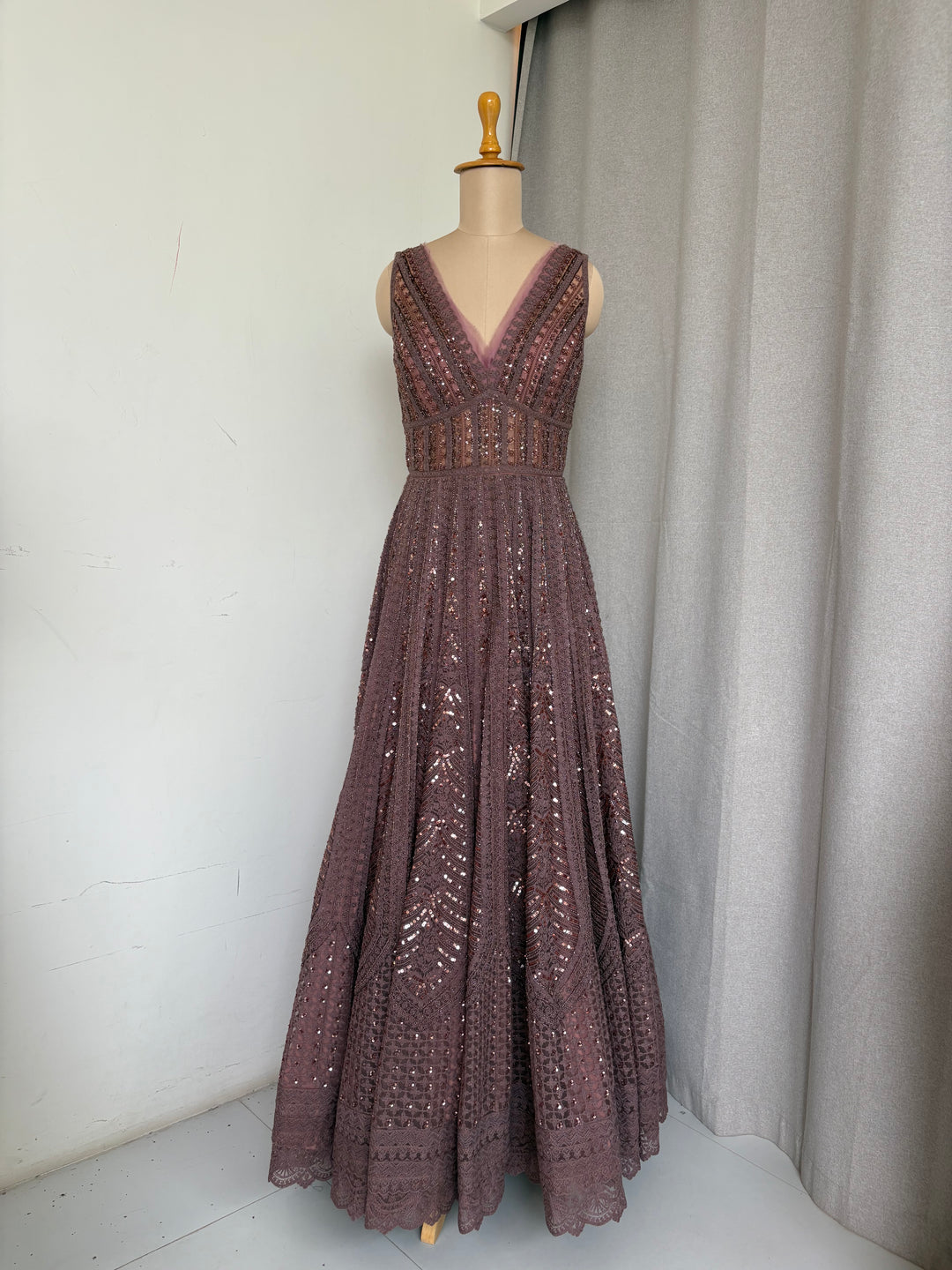 Jade by Monica & Karishma Embellished Gown