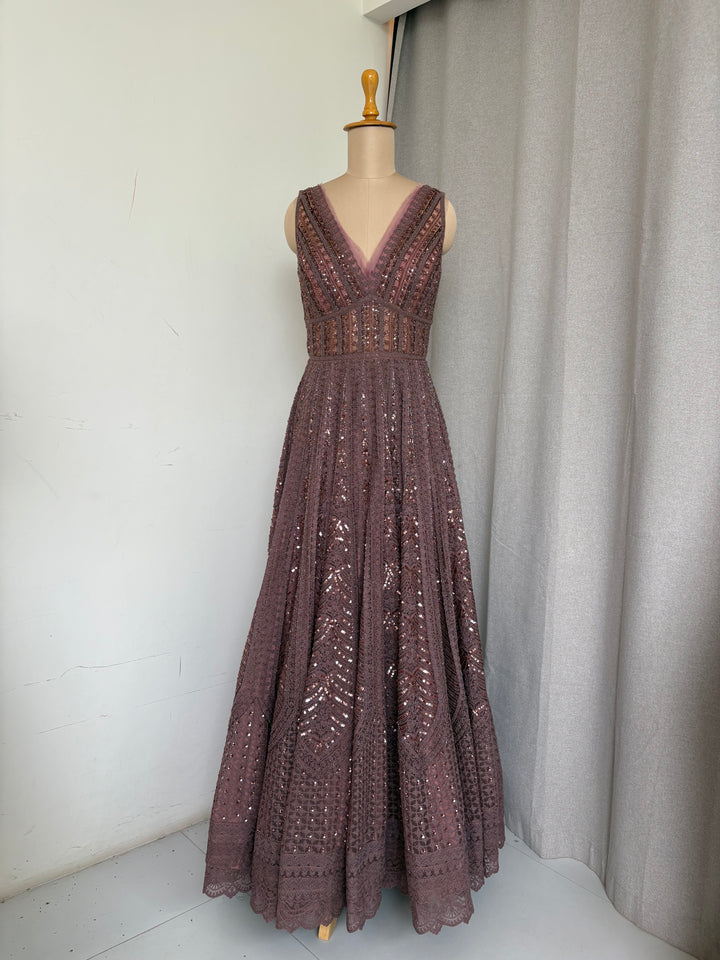 Jade by Monica & Karishma Embellished Gown