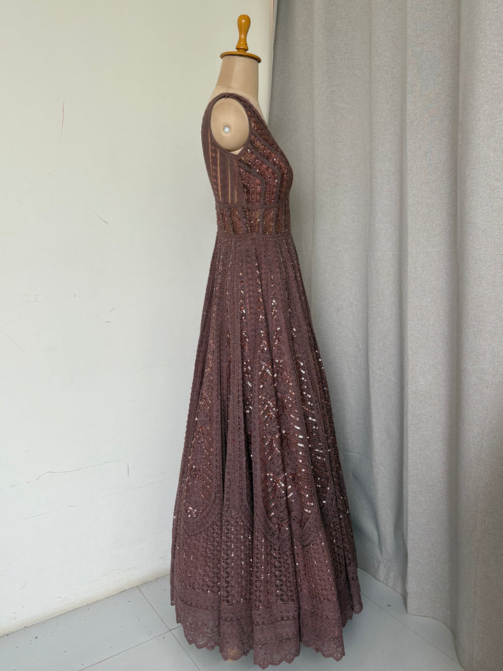 Jade by Monica & Karishma Embellished Gown