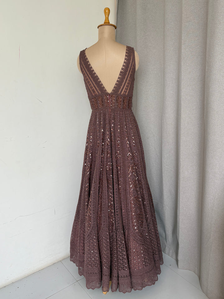 Jade by Monica & Karishma Embellished Gown