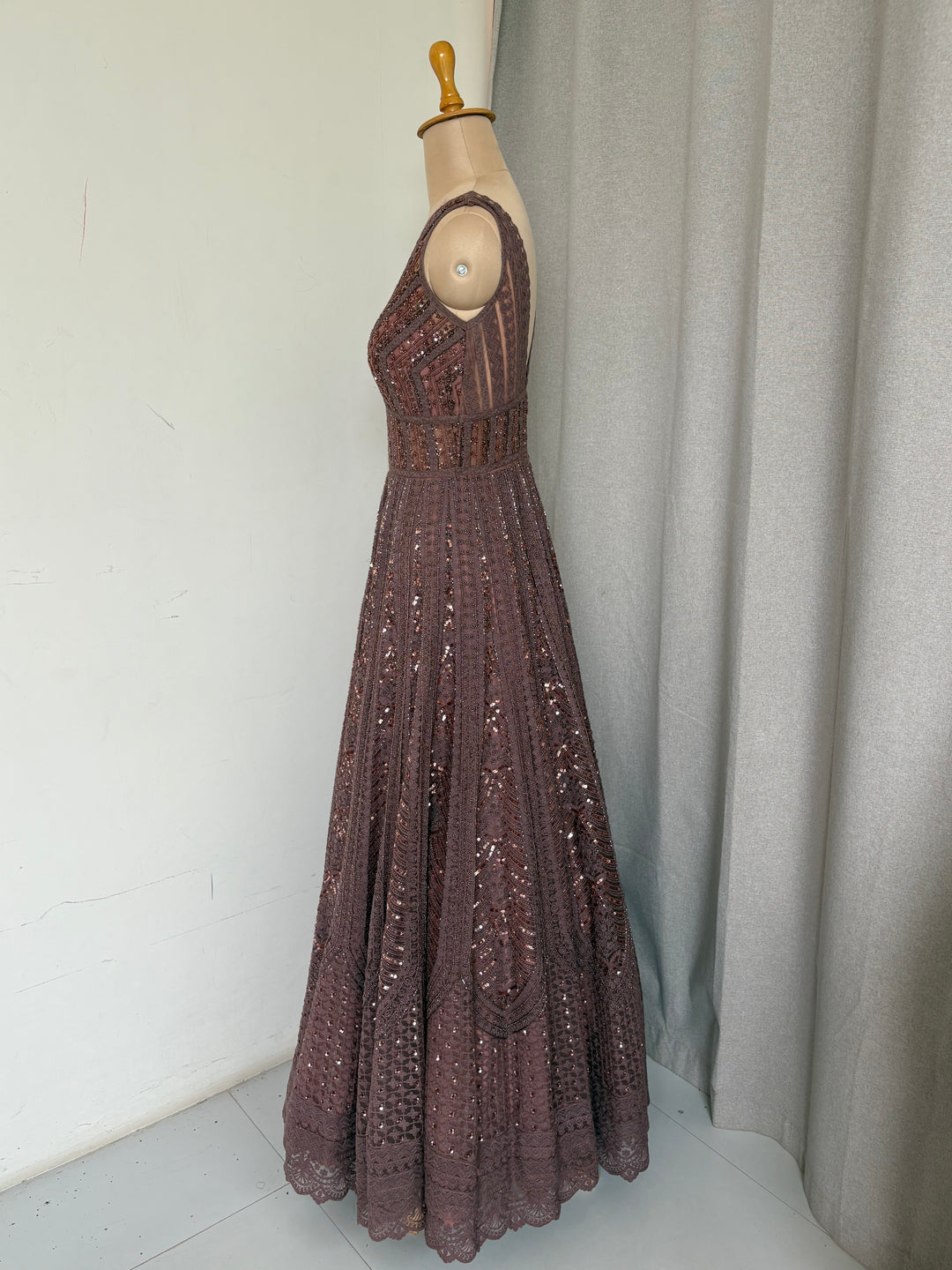 Jade by Monica & Karishma Embellished Gown
