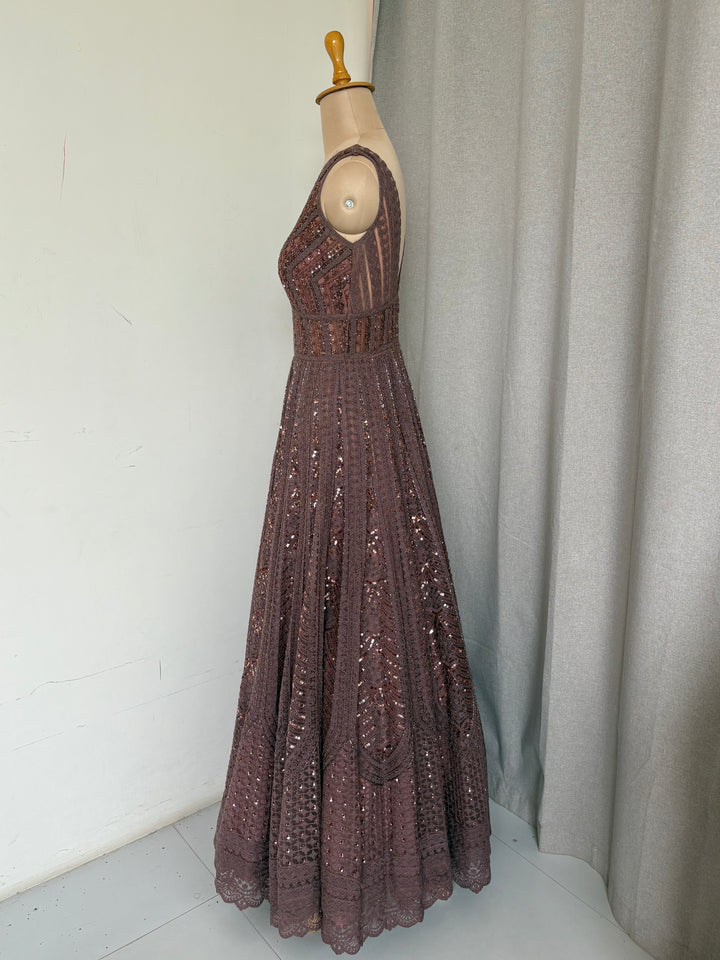 Jade by Monica & Karishma Embellished Gown