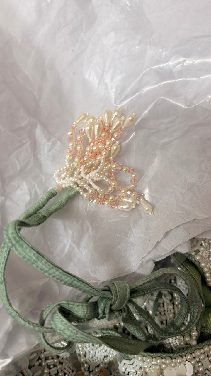 Rianta's Sage Green Ariel Lehenga Set