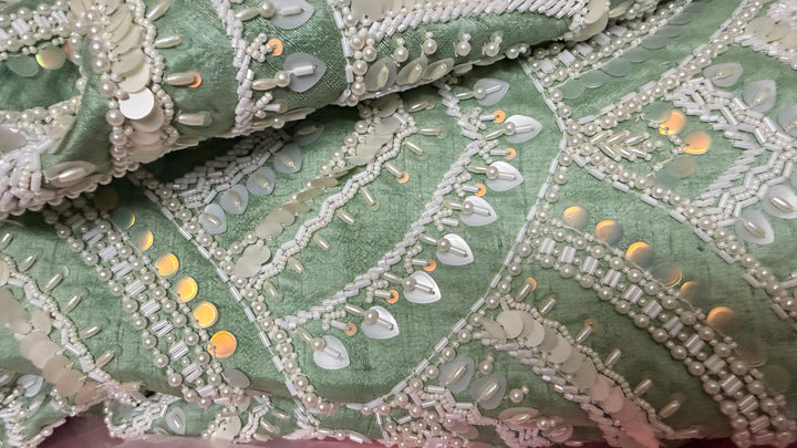 Rianta's Sage Green Ariel Lehenga Set