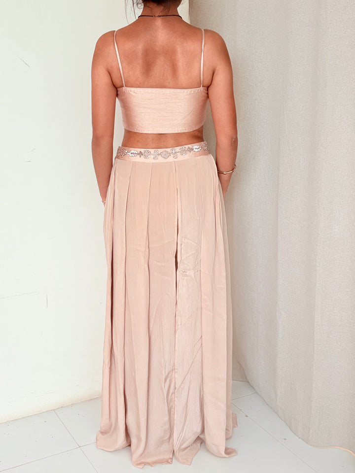 Jade by Monica & Karishma Sharara Set with Short Jacket
