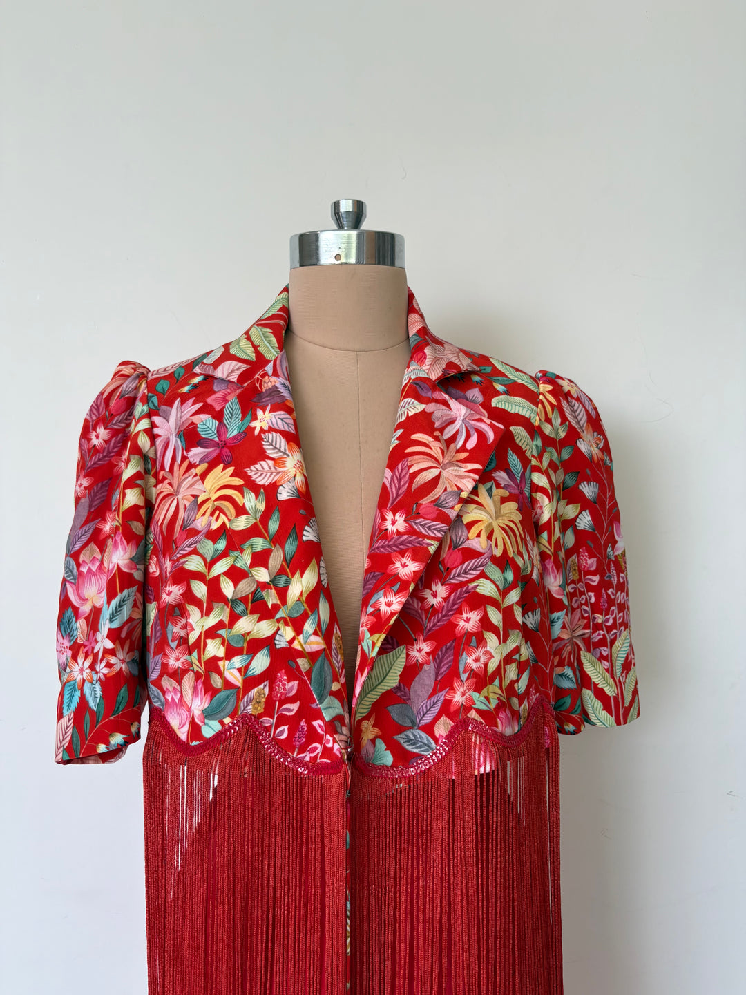 Rishi & Vibhuti Fringe Skirt Set