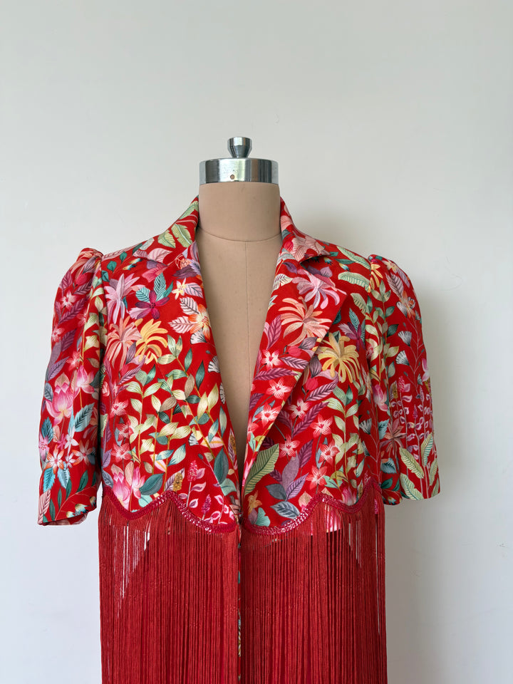 Rishi & Vibhuti Fringe Skirt Set