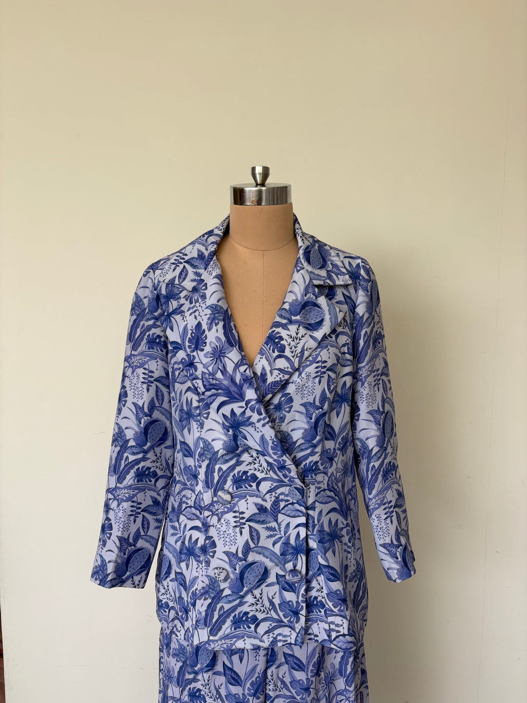 Rishi & Vibhuti Blue Botanical Co-Ord Set