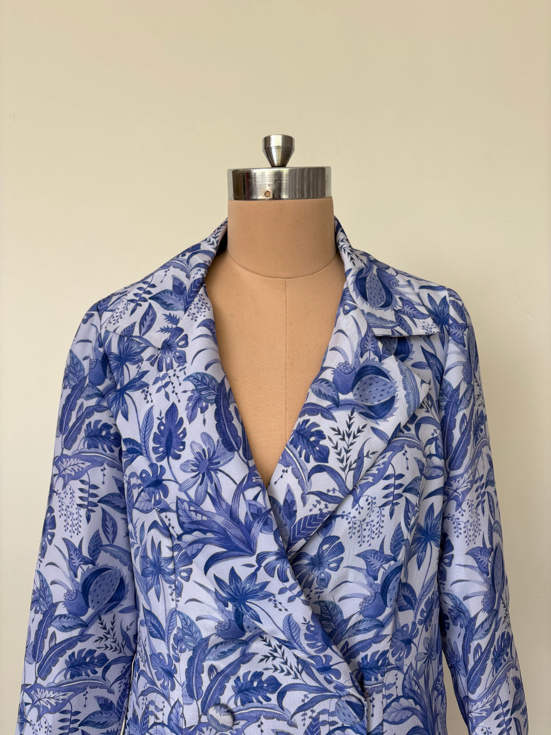 Rishi & Vibhuti Blue Botanical Co-Ord Set