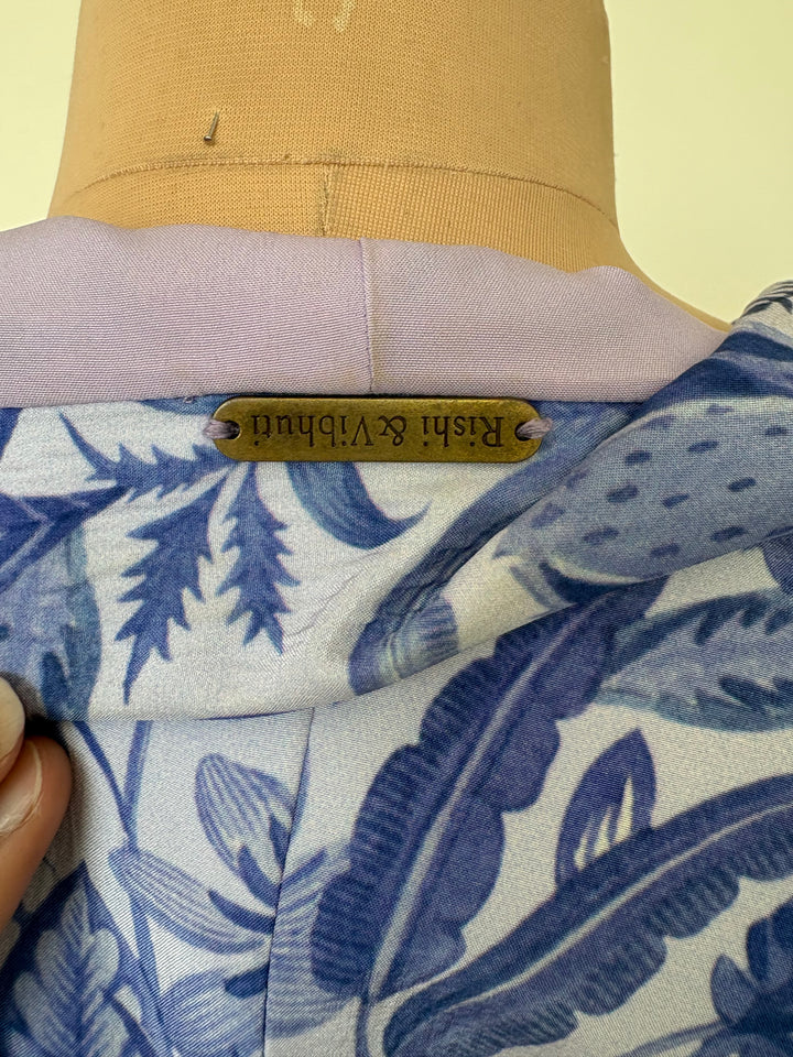 Rishi & Vibhuti Blue Botanical Co-Ord Set