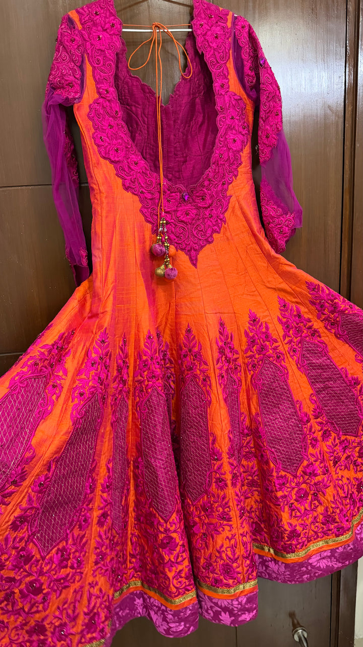 Matsya Embroidered Anarkali