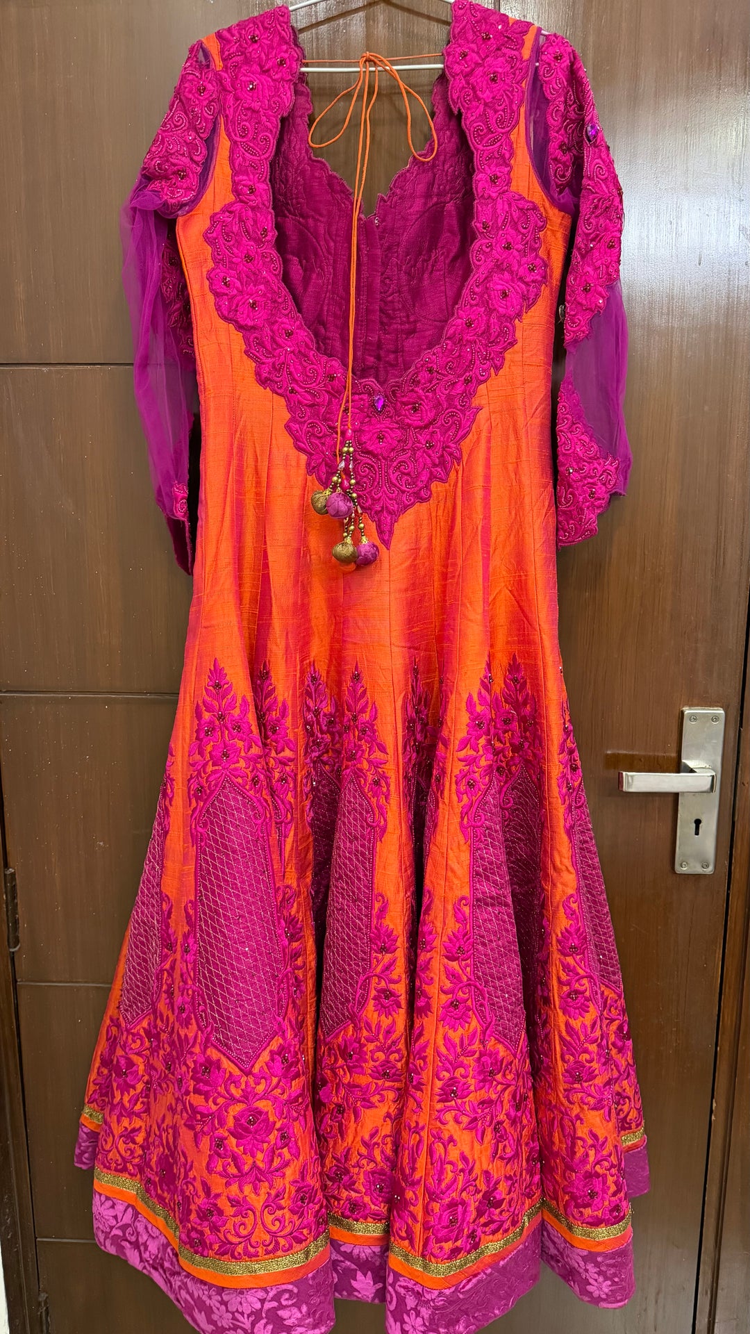 Matsya Embroidered Anarkali