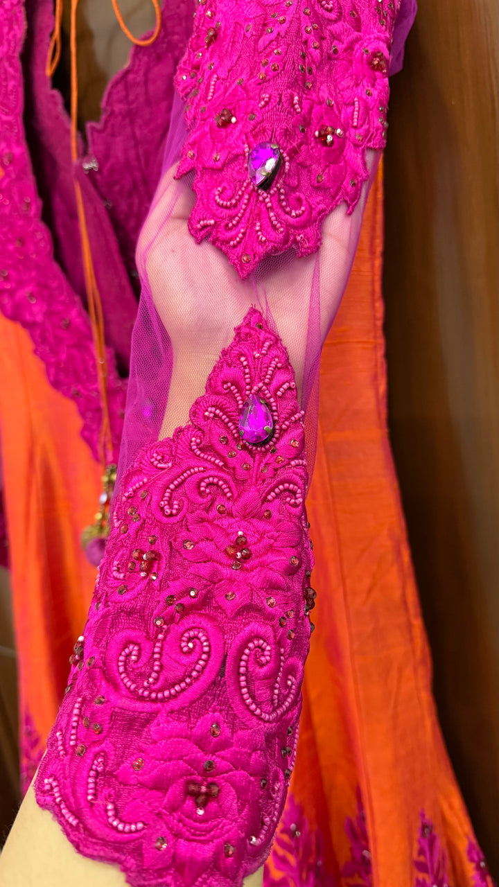 Matsya Embroidered Anarkali