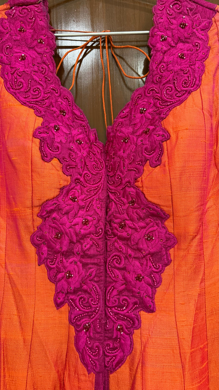 Matsya Embroidered Anarkali