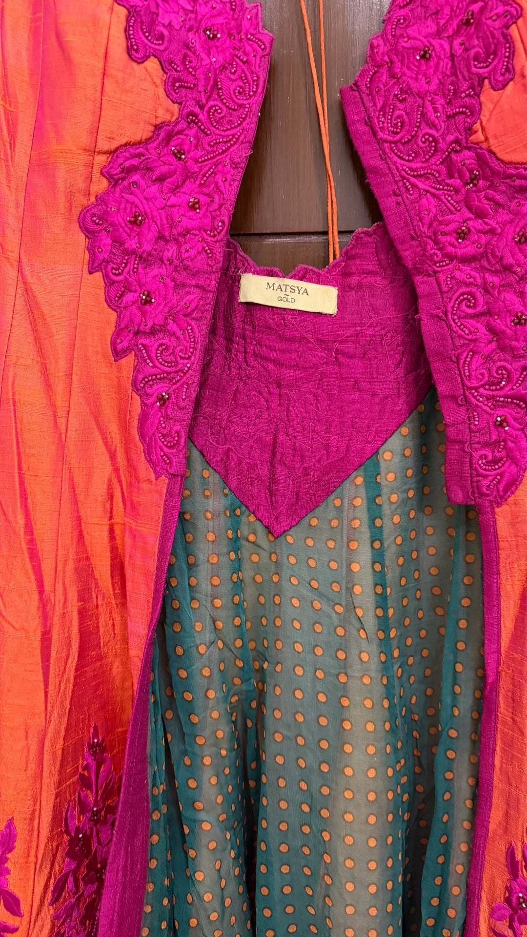 Matsya Embroidered Anarkali