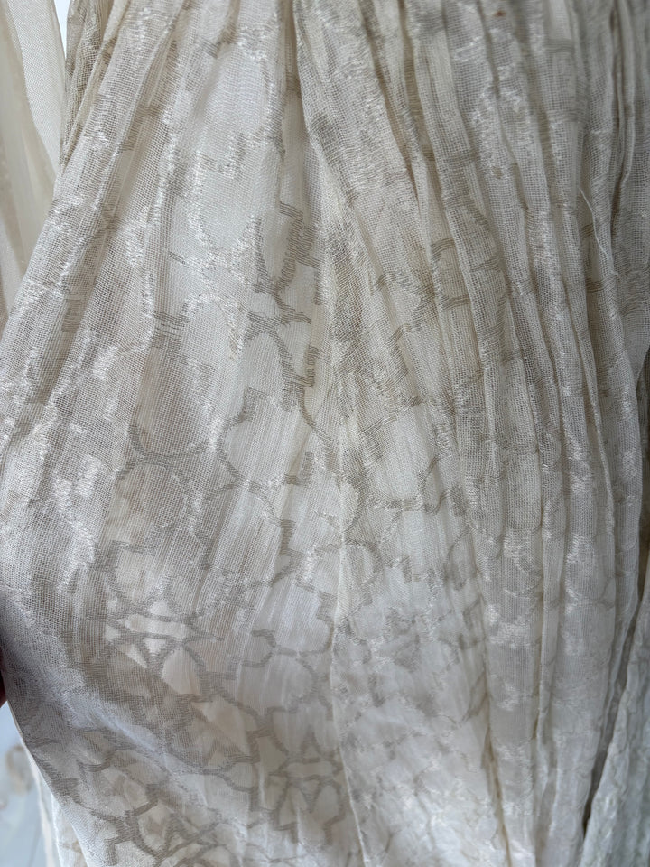 Tarun Tahiliani Ivory Embroidered Lehenga Set