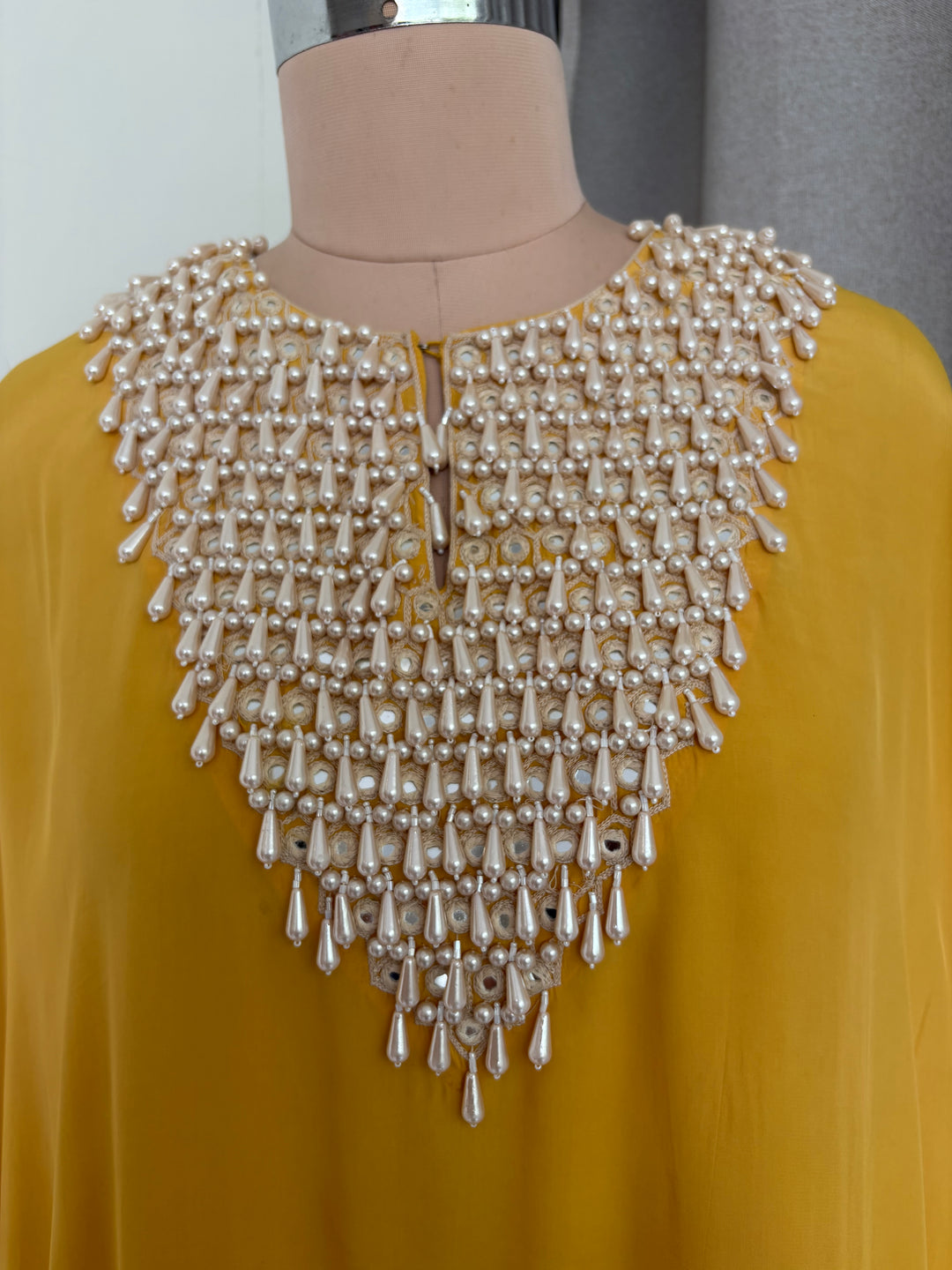 Arpita Mehta Mustard Embellished Top & Palazzo Set