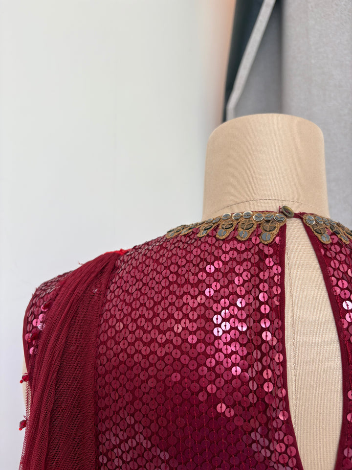 Tarun Tahiliani Draped Saree Set