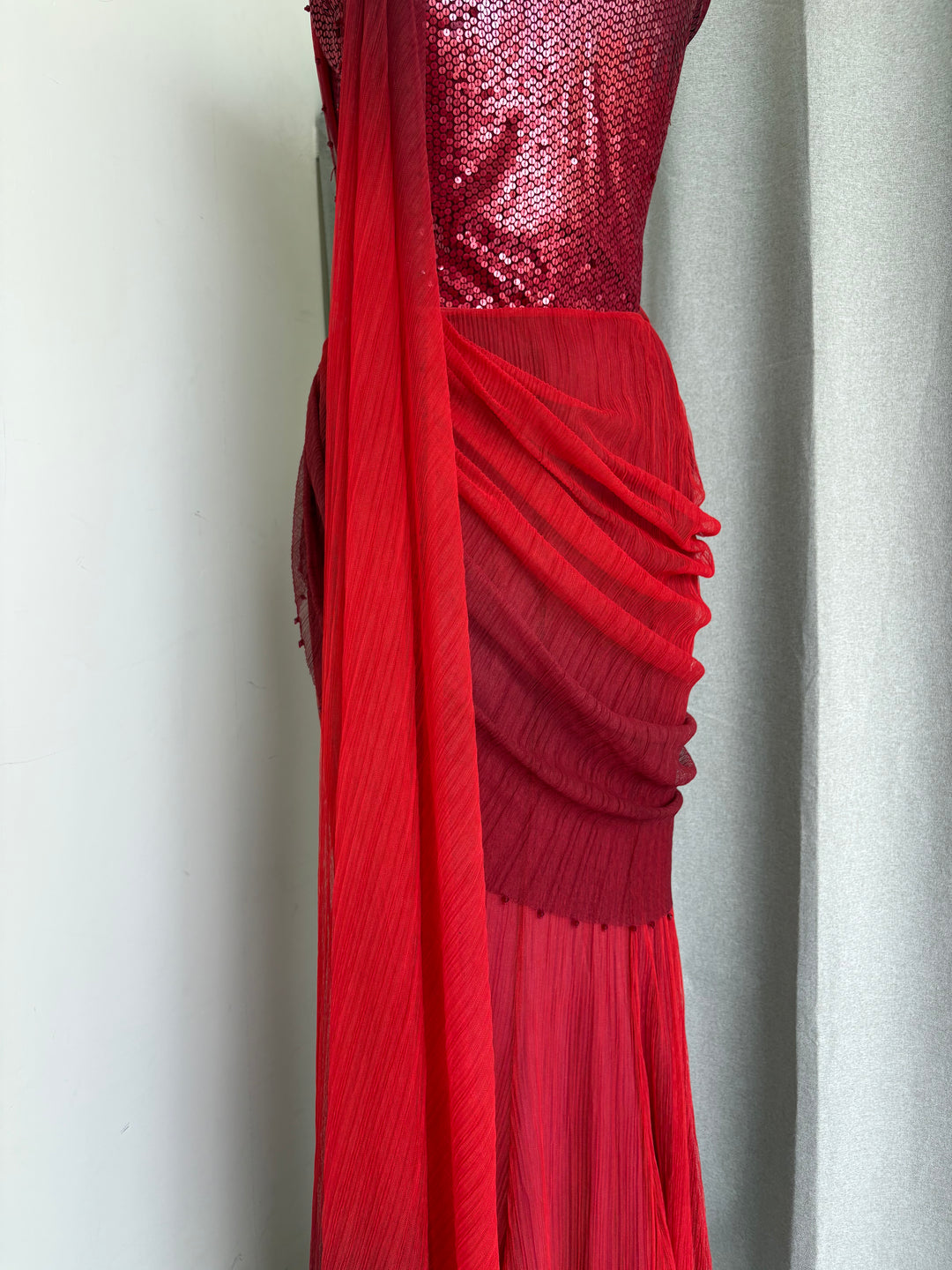 Tarun Tahiliani Draped Saree Set