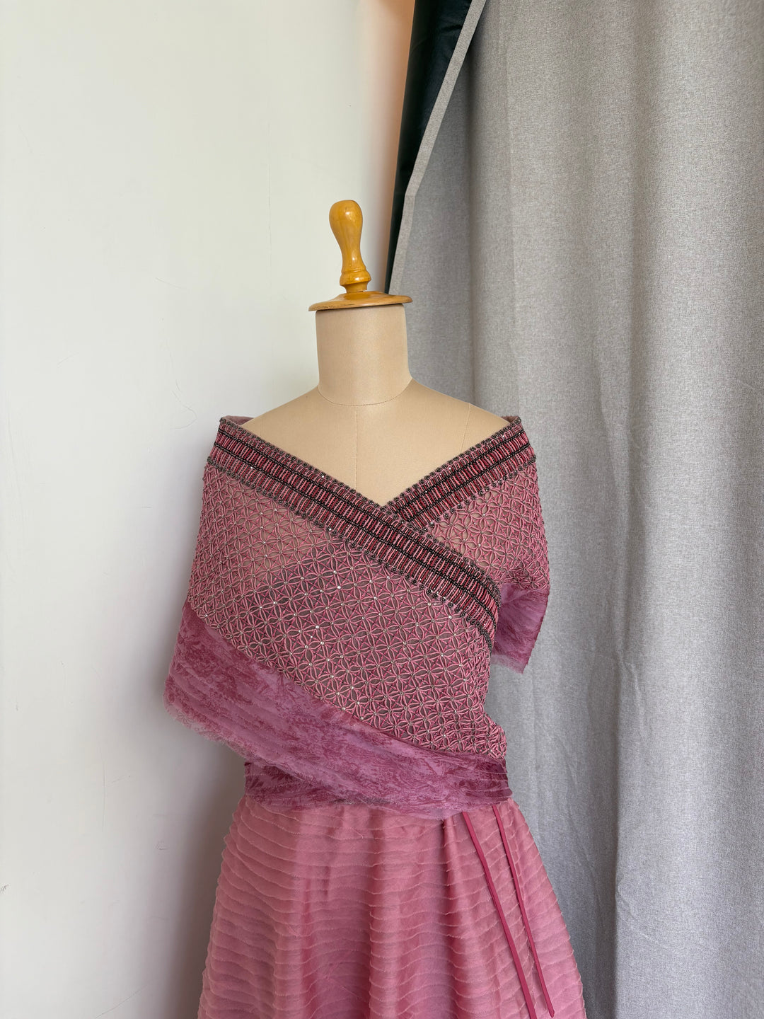 Jade by Monica & Karishma Mauve Lehenga Set