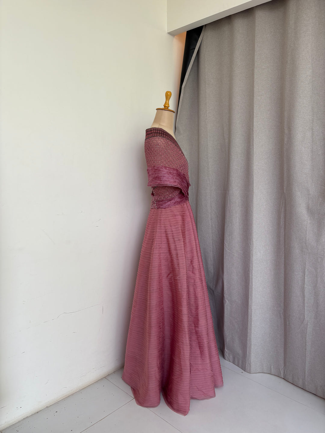 Jade by Monica & Karishma Mauve Lehenga Set