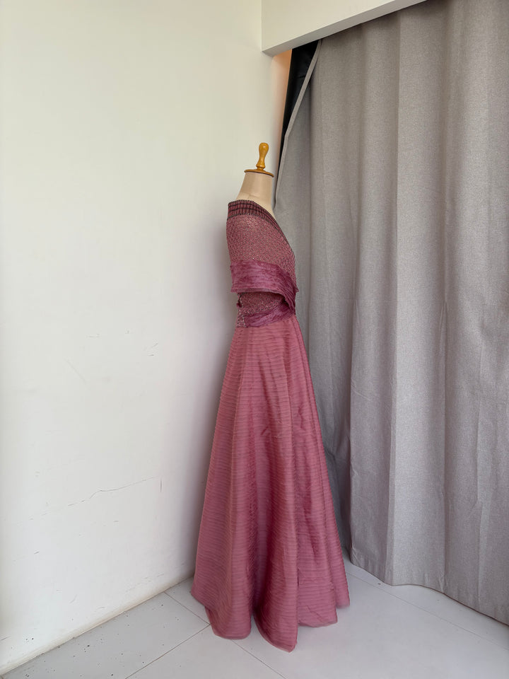 Jade by Monica & Karishma Mauve Lehenga Set