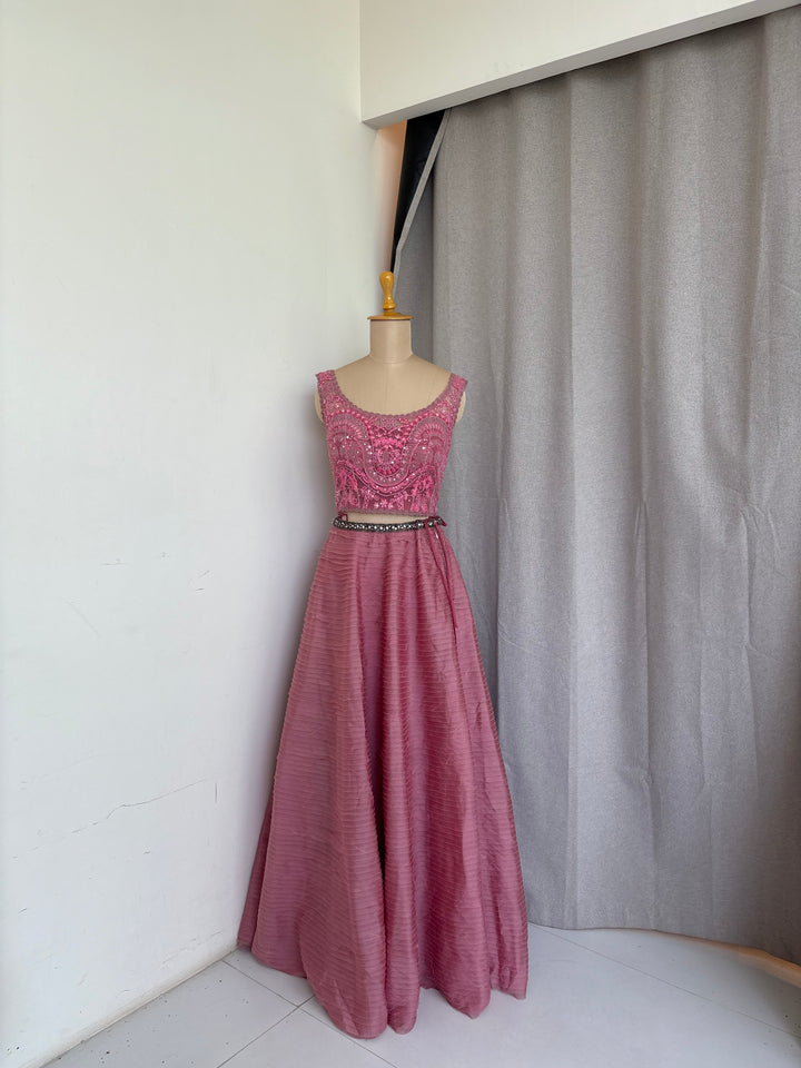Jade by Monica & Karishma Mauve Lehenga Set