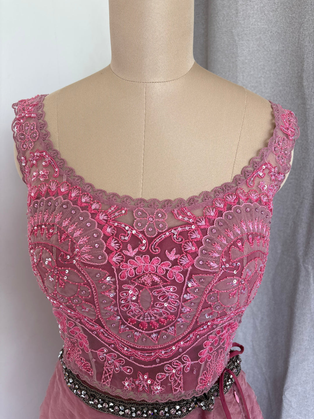 Jade by Monica & Karishma Mauve Lehenga Set