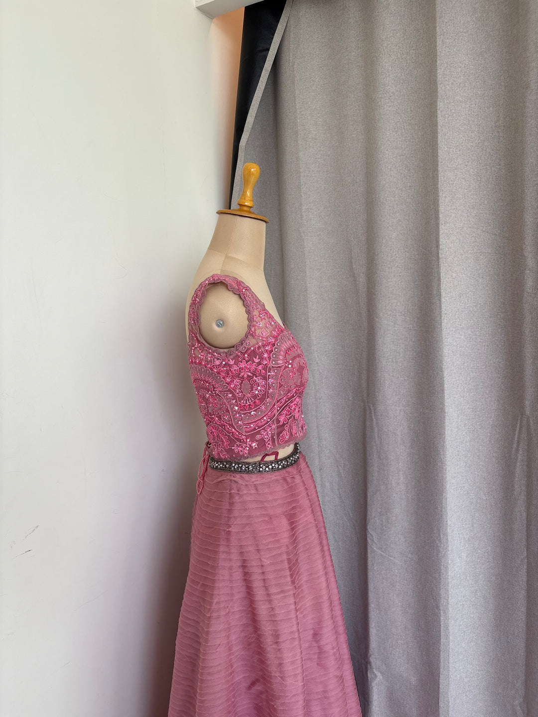 Jade by Monica & Karishma Mauve Lehenga Set