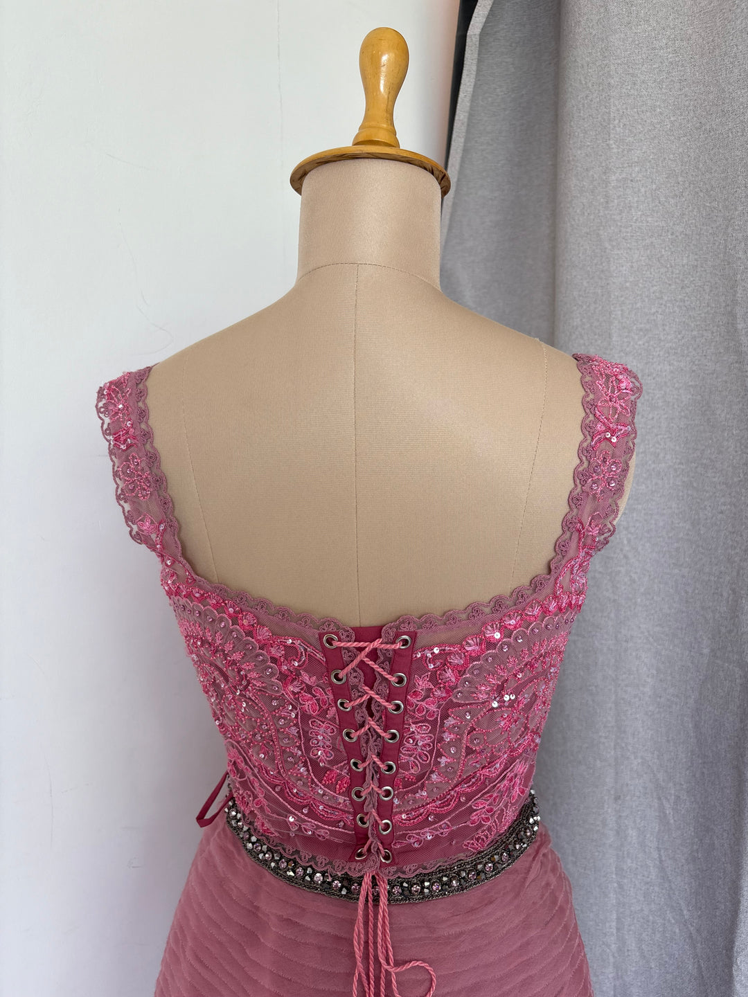 Jade by Monica & Karishma Mauve Lehenga Set