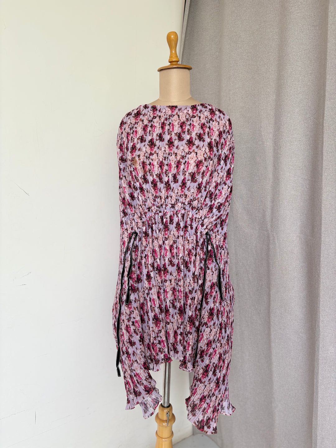 Dhruv Kapoor Floral Pleated Dress