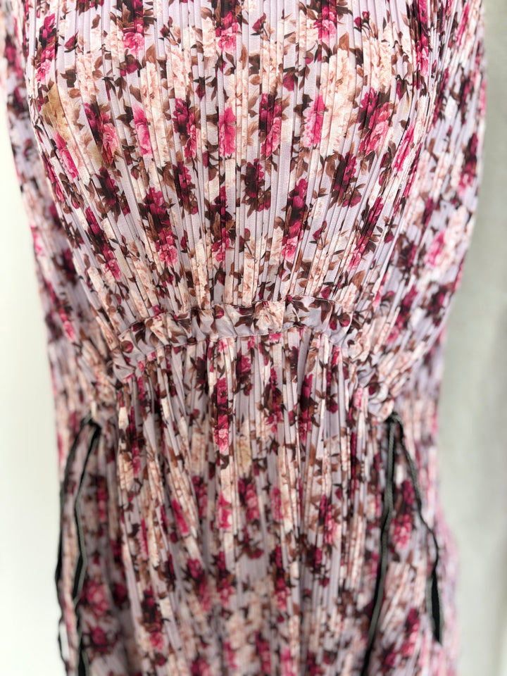 Dhruv Kapoor Floral Pleated Dress