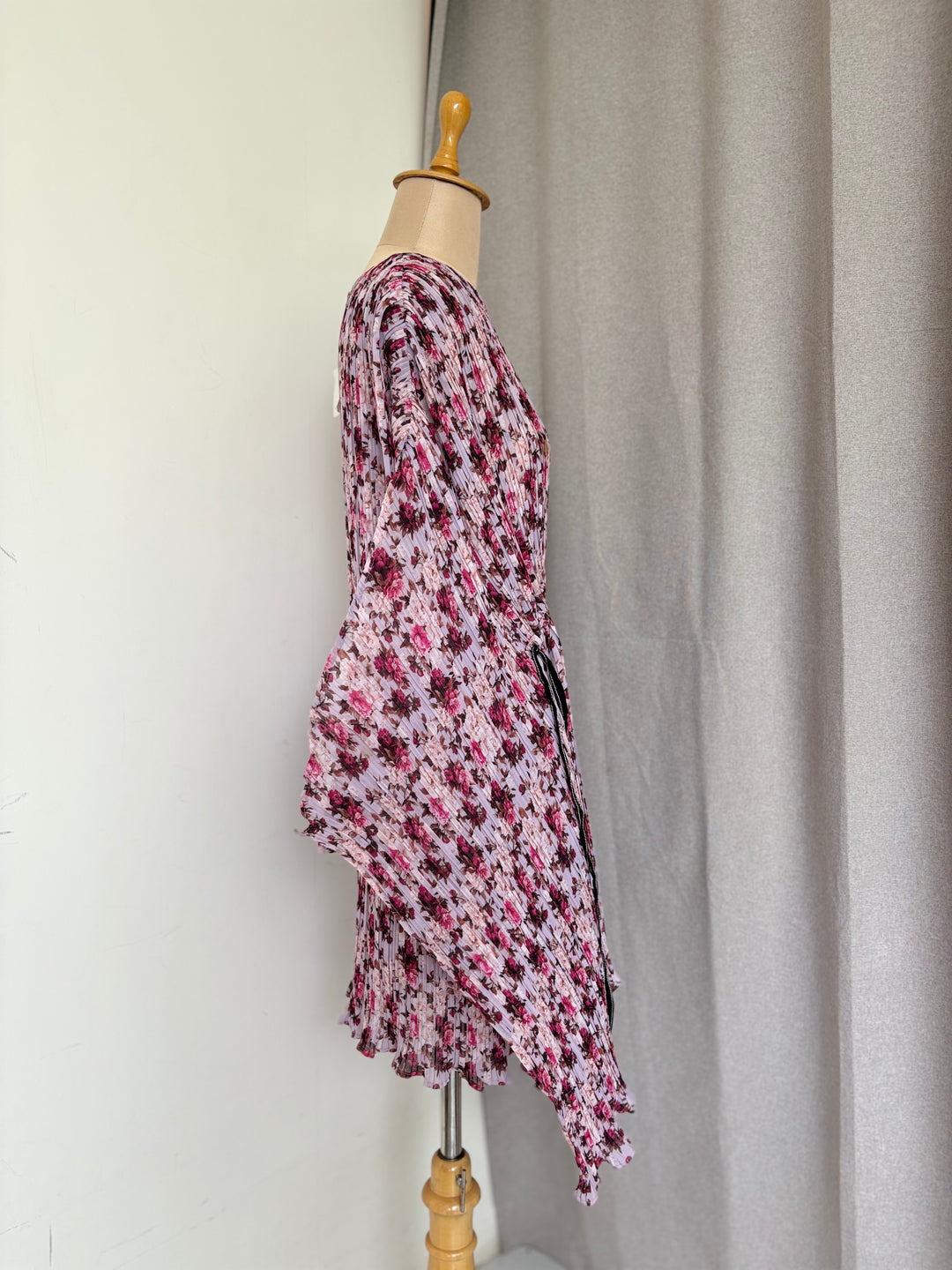 Dhruv Kapoor Floral Pleated Dress