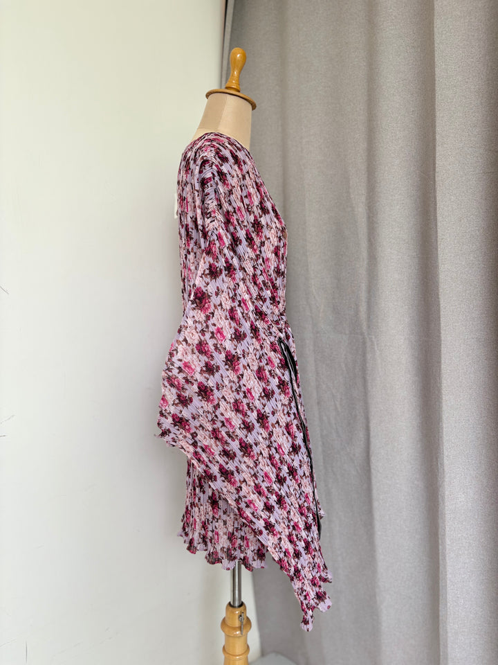 Dhruv Kapoor Floral Pleated Dress