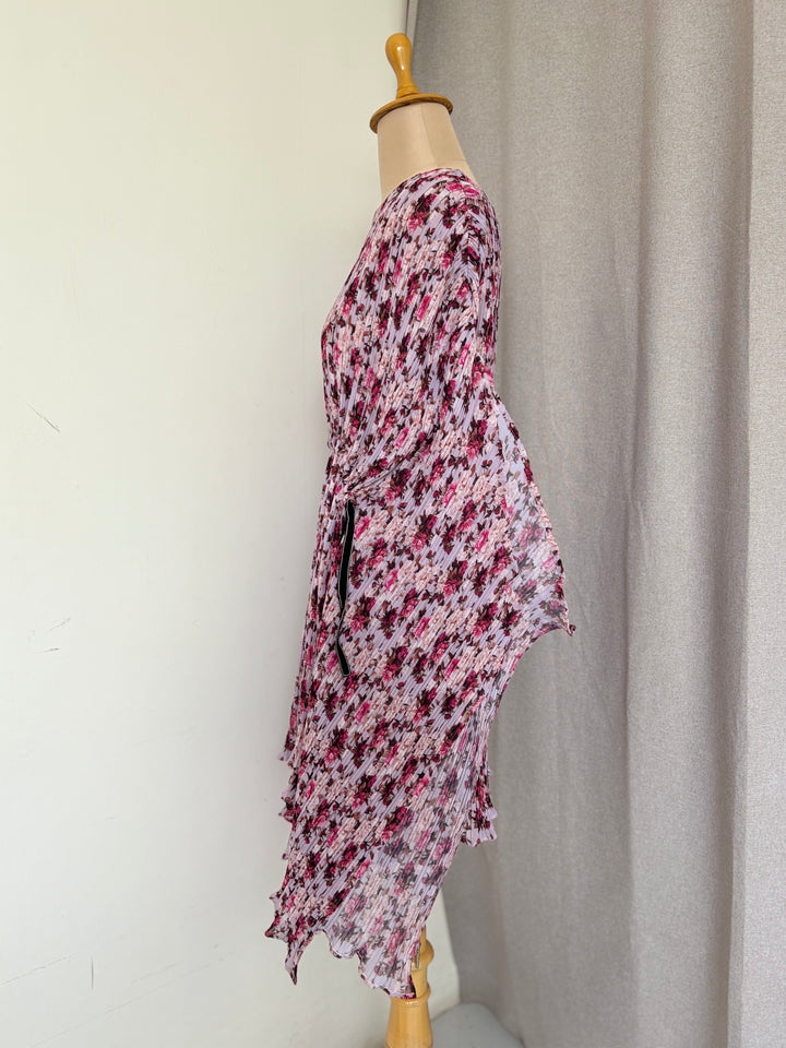 Dhruv Kapoor Floral Pleated Dress