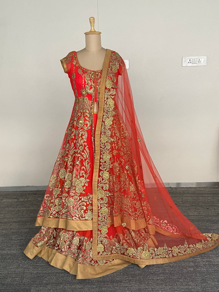 Seema Gujral Embroidered Lehenga Set