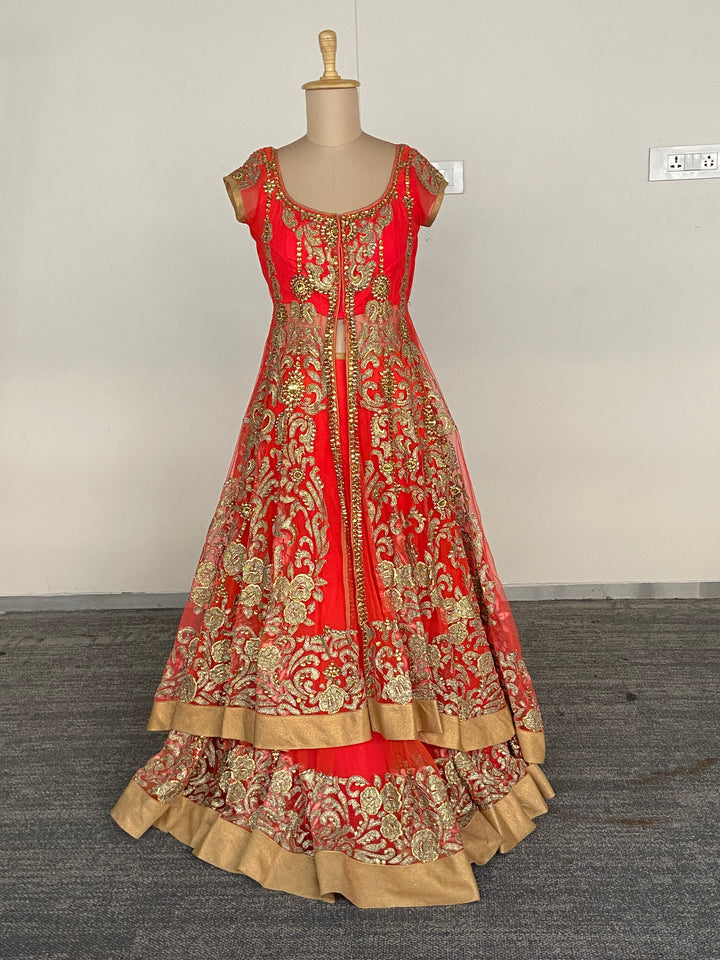 Seema Gujral Embroidered Lehenga Set