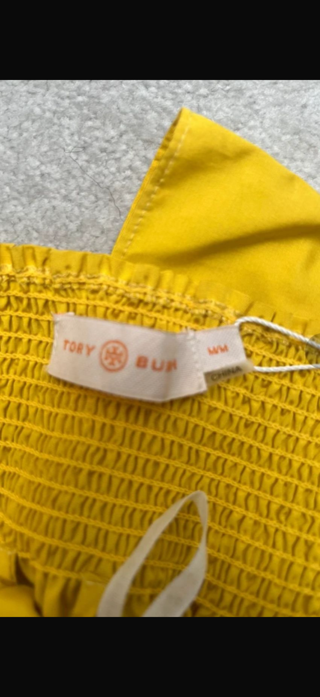Tory Burch Yellow Dress