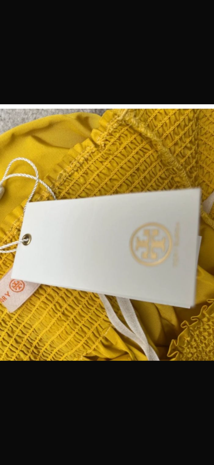 Tory Burch Yellow Dress