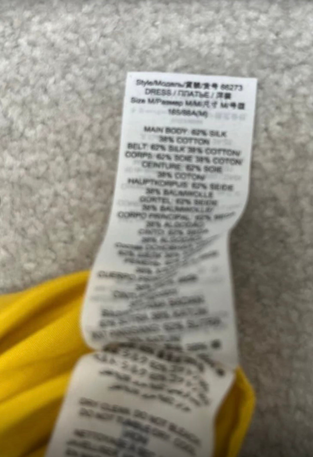 Tory Burch Yellow Dress