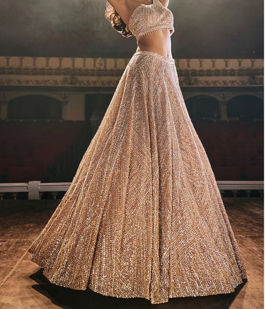 Seema Gujral Sequin Lehenga Set