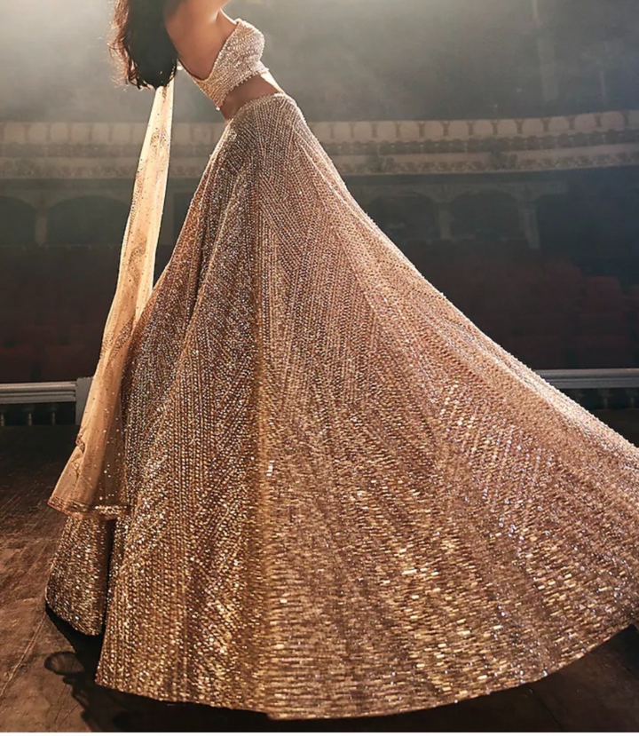 Seema Gujral Sequin Lehenga Set