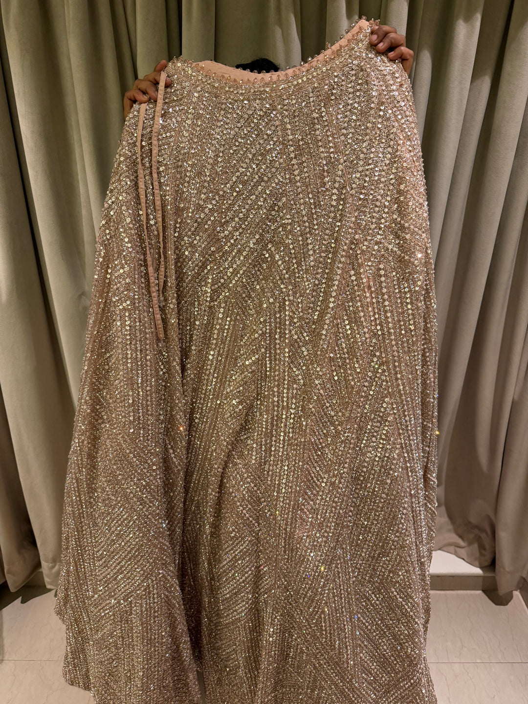 Seema Gujral Sequin Lehenga Set